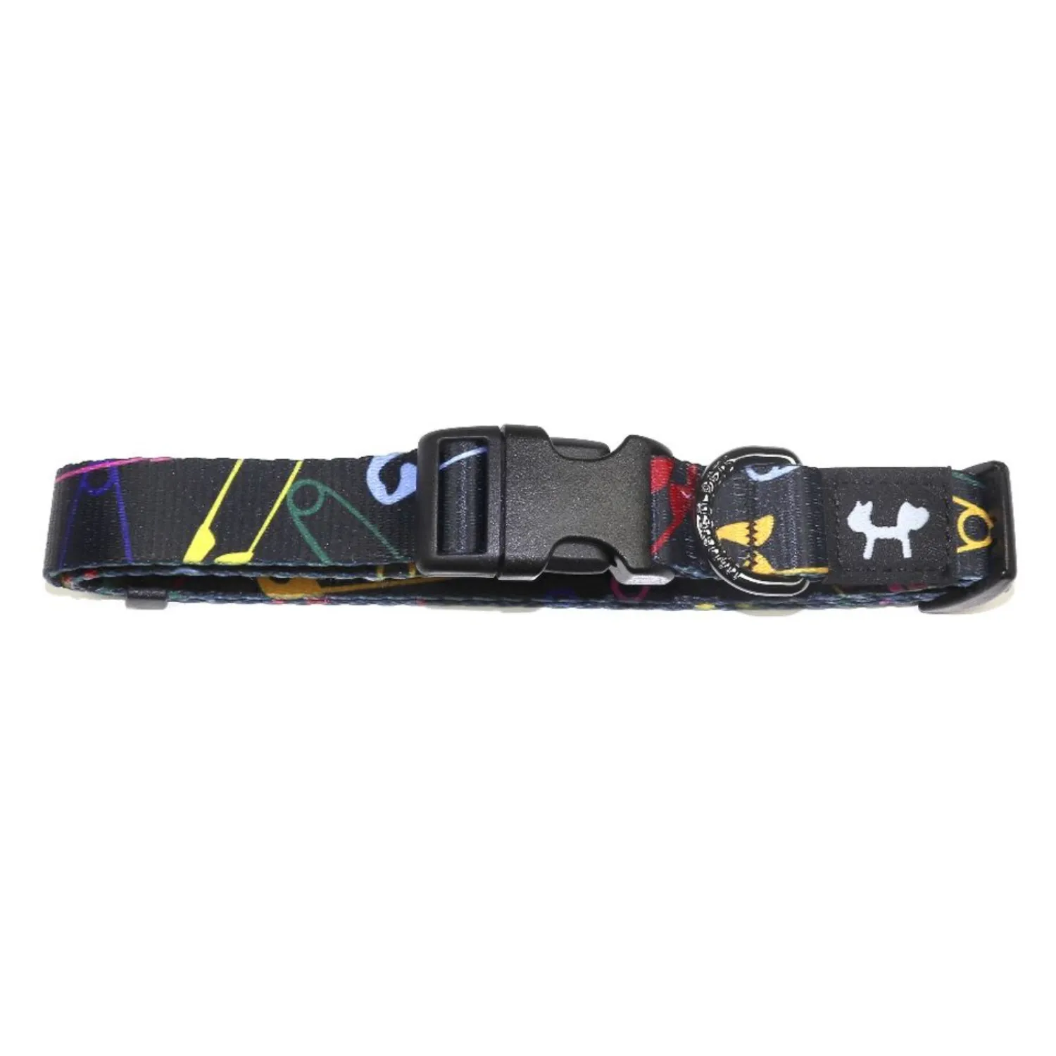 Ошейник United Pets для собак Complete me XS 10 x 180/300mm, черный с разноцветными булавками СКИДКА 30%