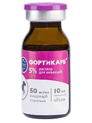 VIC Фортикарб 5% раствор для иъекций, фл. 10 мл VIC Фортикарб 5% раствор для иъекций, фл. 10 мл