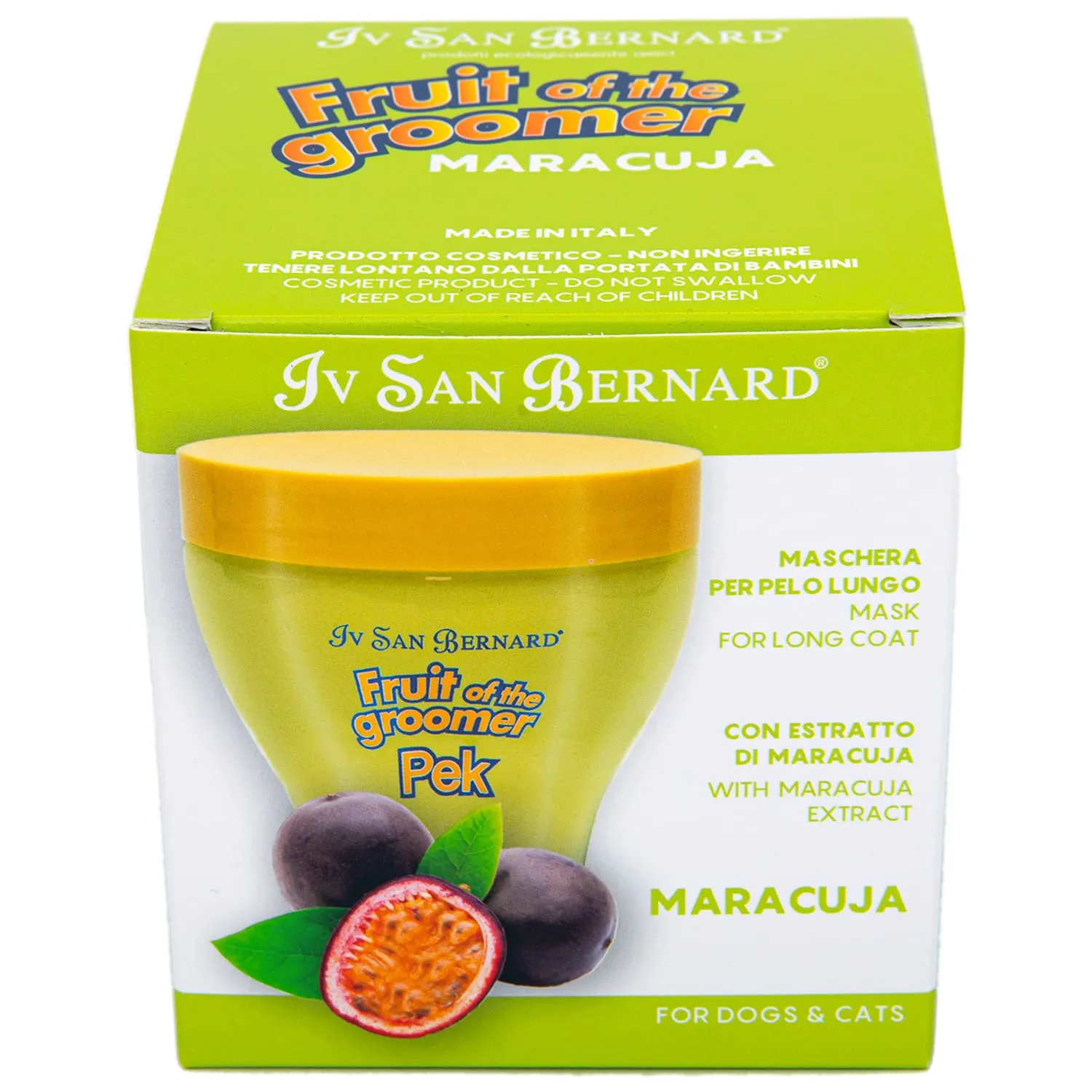 ISB Fruit of the Groomer Maracuja Восстанавливающая маска для длинной шерсти с протеинами 250 мл СКИДКА 40%