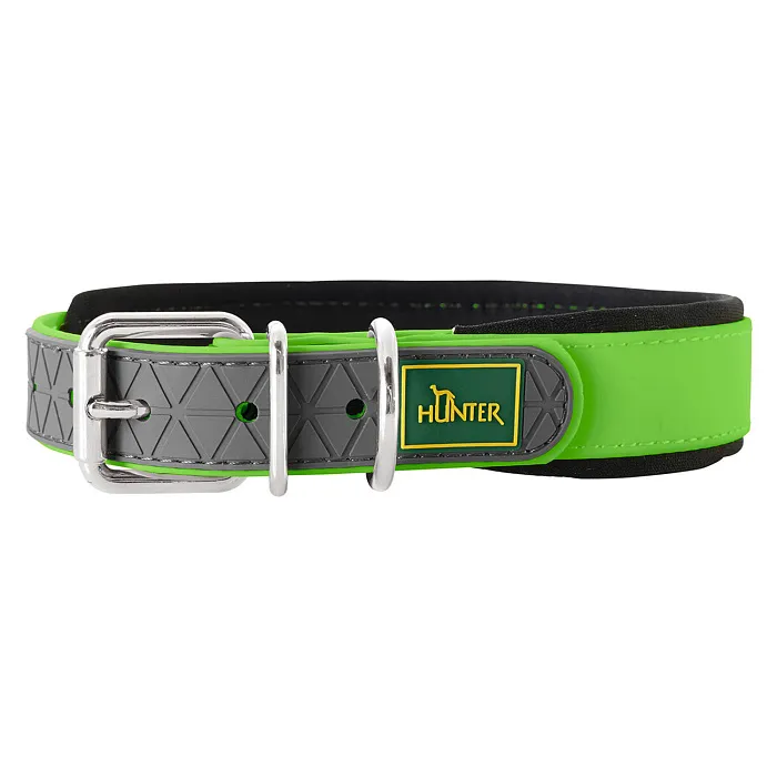 Hunter oшейник для собак Convenience Comfort 40 / S (27-35 см) / 2 см биотановый мягкая горловина яблочный зеленый