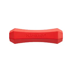 Playology  жевательная палочка SQUEAKY CHEW STICK для собак средних пород с ароматом говядины, средняя, цвет красный СКИДКА 50%