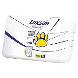 Коврики (пеленки) LUXSAN Basic для животных 40х60, 30 шт Коврики (пеленки) LUXSAN Basic для животных 40х60, 30 шт