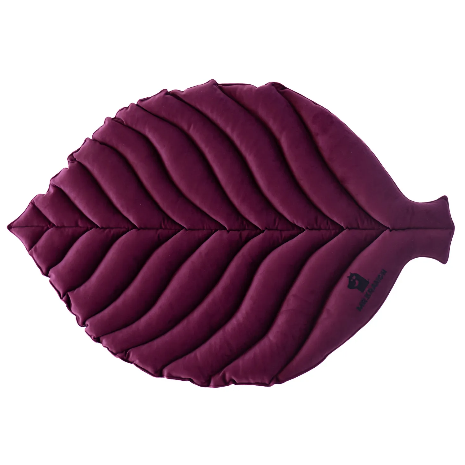 Лежанка Mr.Kranch для собак Листочек большая размер 120х73х6см фиолетовая