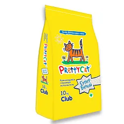 PrettyCat наполнитель комкующийся для кошачьих туалетов "Супер белый" 10 кг СКИДКА 50% PrettyCat наполнитель комкующийся для кошачьих туалетов "Супер белый" 10 кг СКИДКА 50%