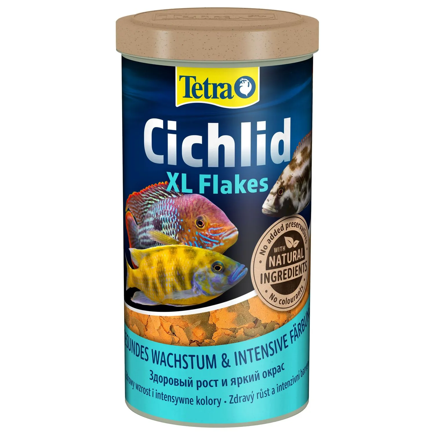 TetraCichlid XL корм для всех видов цихлид, крупные хлопья 1 л