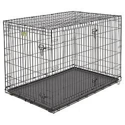 Клетка MidWest iCrate для собак 122х76х84h см, 2 двери, черная Клетка MidWest iCrate для собак 122х76х84h см, 2 двери, черная