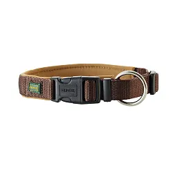 Hunter ошейник для собак Neoprene VP 28-30 см/XS-S, нейлон/неопрен, коричнево-карамельный
