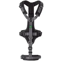 Hunter шлейка для собак Safety Maldon L (66-118 / 69-105 / 2,5 см) с ручкой, нейлон, черный/серый Hunter шлейка для собак Safety Maldon L (66-118 / 69-105 / 2,5 см) с ручкой, нейлон, черный/серый