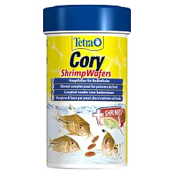 TetraCory Shrimp Wafers корм-пластинки с добавлением креветок для сомиков-коридорасов 100 мл