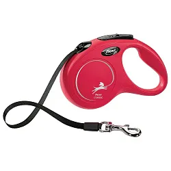flexi рулетка New Classic S (до 15 кг) 5 м лента красная flexi рулетка New Classic S (до 15 кг) 5 м лента красная