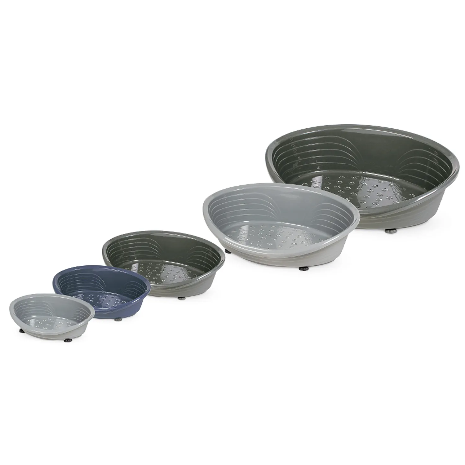 Лежанка MPS STRAKA 50 для кошек и собак пластиковая 61х45х20см синяя