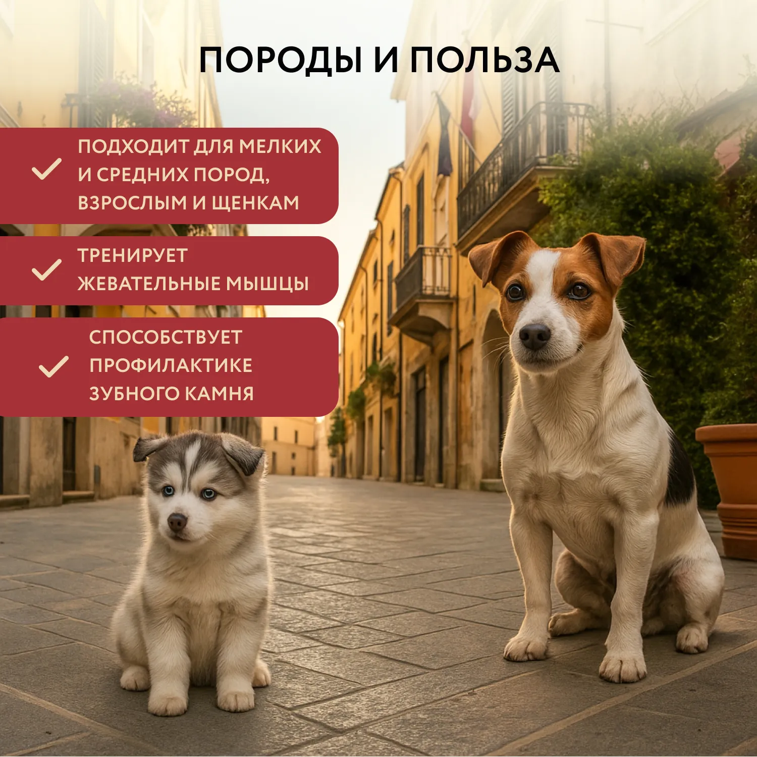 Лакомство Мнямс Деликатес Пармская косточка для собак размер S 35 г