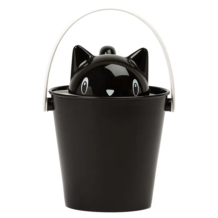 United Pets ведро для сухого корма "Cat-Crick" 7,5 л, черное, для кошек