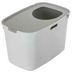 Moderna био-туалет Top Cat 59x39x38h см, вертикальный вход, бело-серый СКИДКА 40% Moderna био-туалет Top Cat 59x39x38h см, вертикальный вход, бело-серый СКИДКА 40%