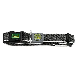 Hunter ошейник для собак Hilo Vario Basic 40-60 см, сетчатый текстиль, антрацит