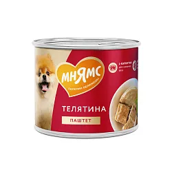 Влажный корм Мнямс На каждый день Паштет из телятины для собак «ФИТНЕС» 200 г