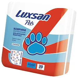 Коврики (пеленки) LUXSAN Premium для животных 60х60, 20 шт Коврики (пеленки) LUXSAN Premium для животных 60х60, 20 шт