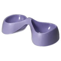 United Pets миска двойная Bicio, 2х230 мл, сиреневая (лиловая) United Pets миска двойная Bicio, 2х230 мл, сиреневая (лиловая)