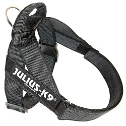 JULIUS-K9 шлейка для собак Ремни Color & Gray IDC® 0 (57-74см / 14-25кг), черный JULIUS-K9 шлейка для собак Ремни Color & Gray IDC® 0 (57-74см / 14-25кг), черный