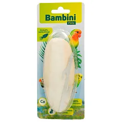Лакомство Bambini Pets панцирь каракатицы для средних попугаев 13 см Лакомство Bambini Pets панцирь каракатицы для средних попугаев 13 см