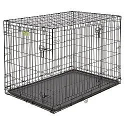 Клетка MidWest iCrate для собак 109х74х78h см, 2 двери, черная Клетка MidWest iCrate для собак 109х74х78h см, 2 двери, черная