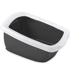 IMAC туалет-лоток для кошек FUNNY с высокими бортами 62х49,5х33h см, антрацит СКИДКА 40% IMAC туалет-лоток для кошек FUNNY с высокими бортами 62х49,5х33h см, антрацит СКИДКА 40%