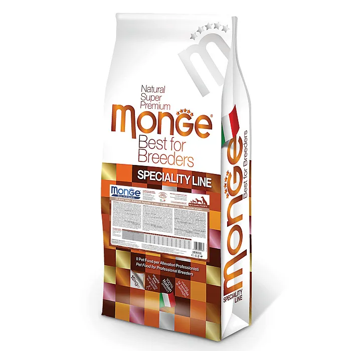 Сухой корм Monge Dog PFB Speciality Puppy&Junior 30/18 для щенков всех пород с ягненком и рисом 15 кг