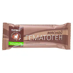 Лакомство TiTBiT Гематоген мясной для собак vitamin 35 г Лакомство TiTBiT Гематоген мясной для собак vitamin 35 г