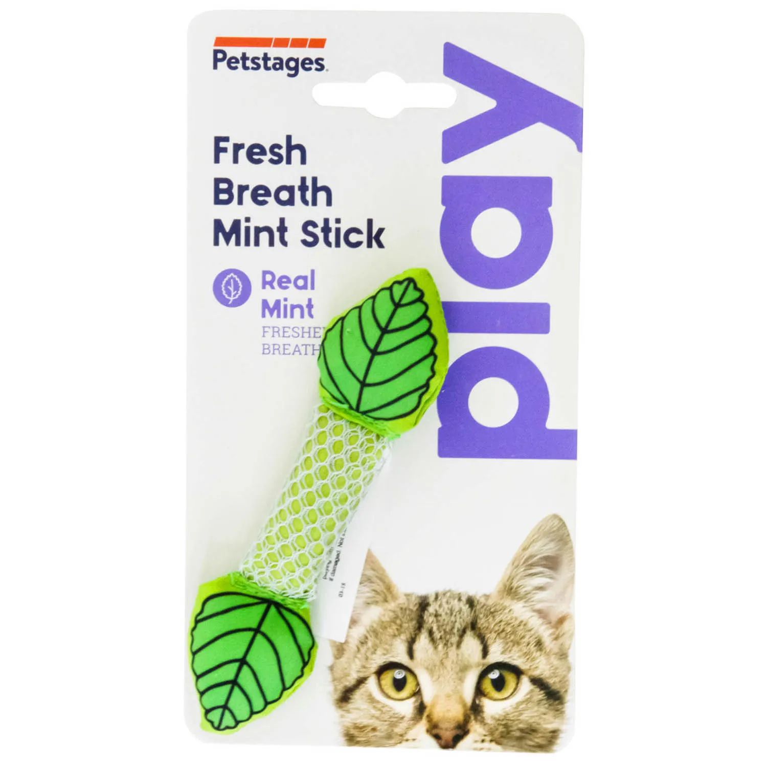 Petstages игрушка для кошек Dental "Мятный листик" 11 см