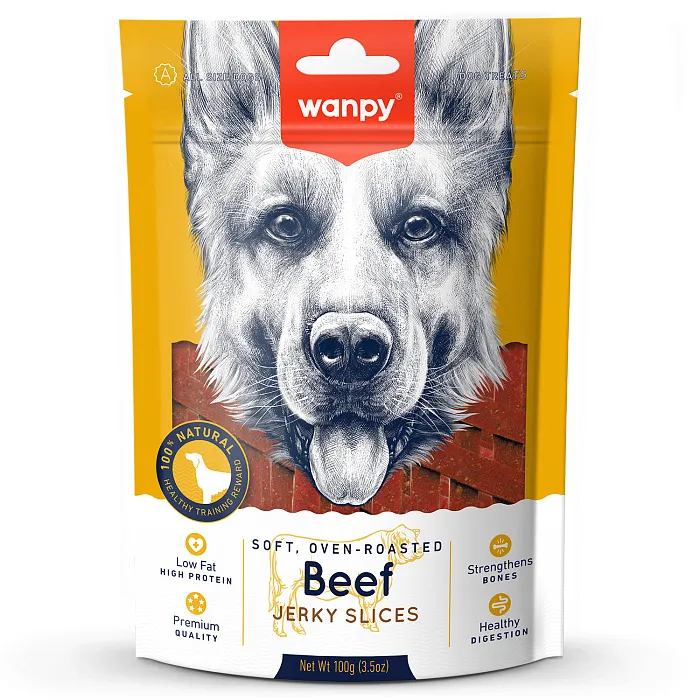 Wanpy Dog соломка из вяленой говядины 100 г