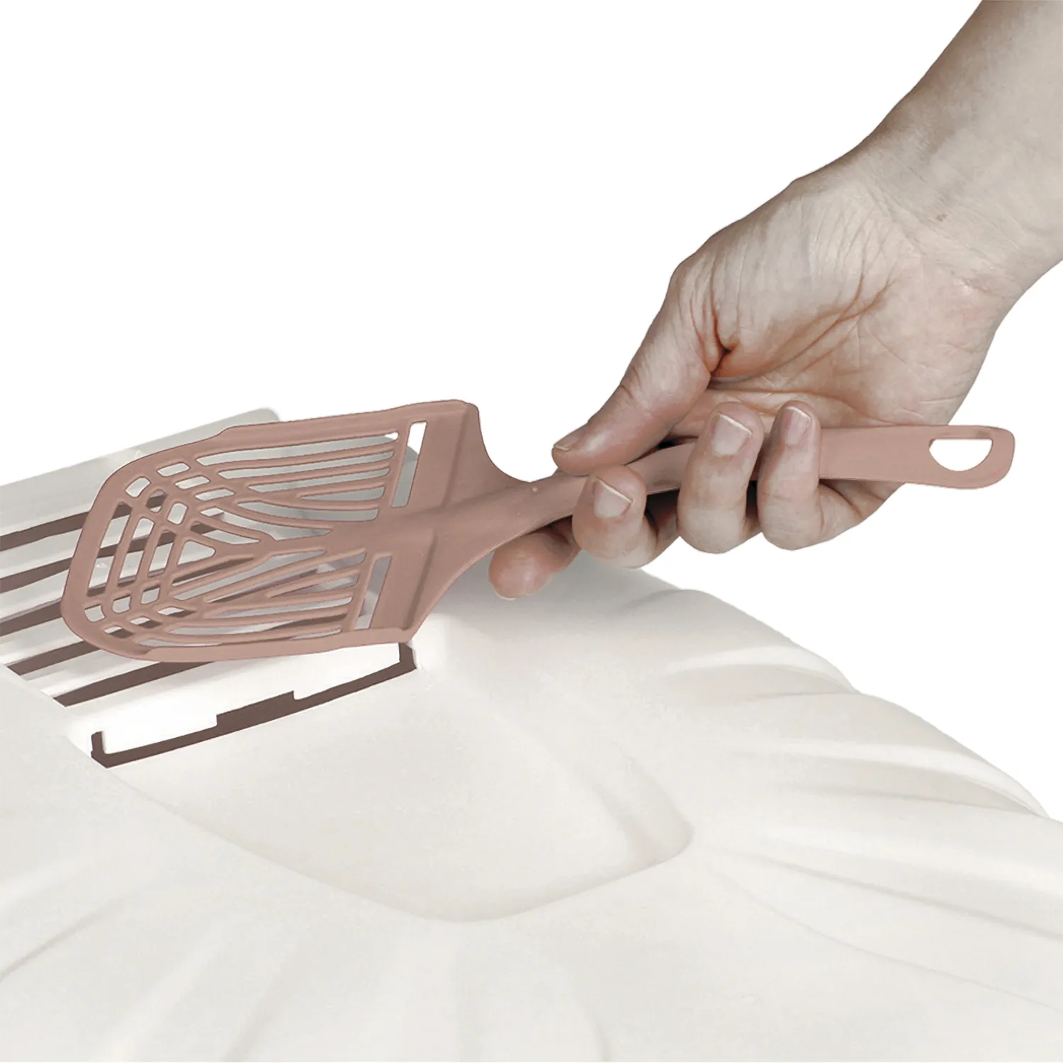 Био-туалет MPS KOMODA 54х39х40h см с совком цвет пудровый