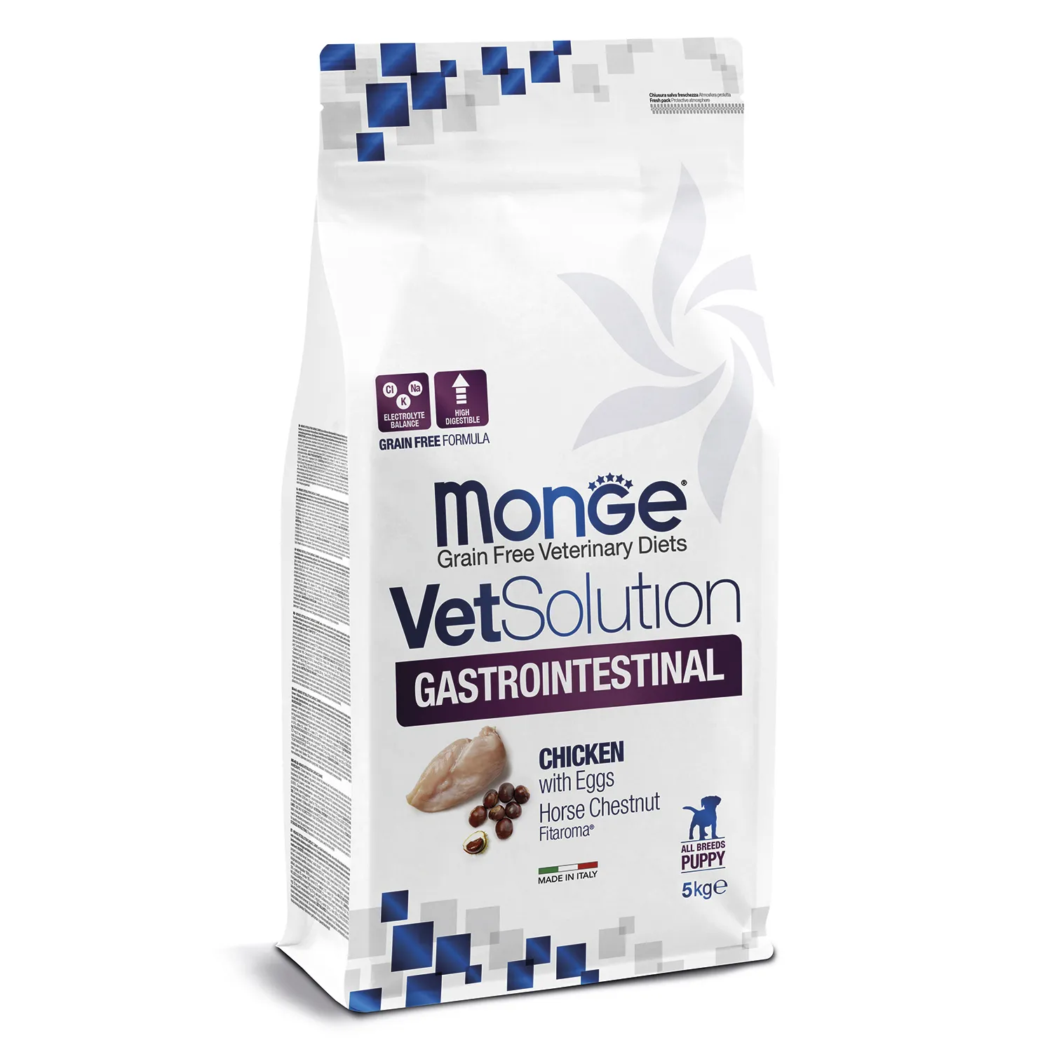 Диетический корм Monge VetSolution Dog Gastrointestinal Гастроинтестинал для щенков при заболеваниях ЖКТ 5 кг