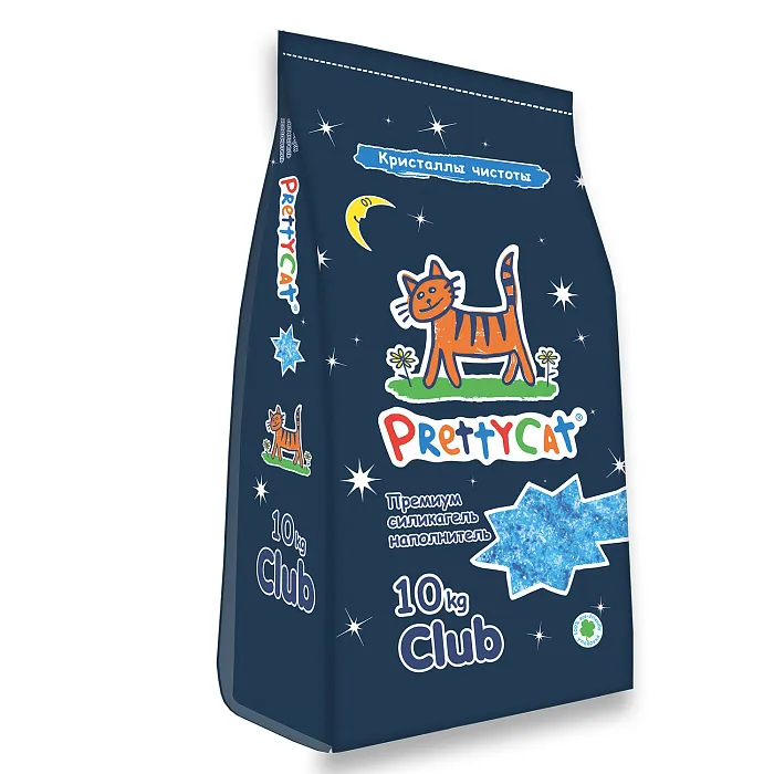 Наполнитель PrettyCat силикагелевый "Кристаллы Чистоты" 10 кг СКИДКА 60%