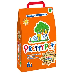 Наполнитель PrettyCat для грызунов и птиц древесный с морковными чипсами 2 кг (6л) (замена 620079-6) Наполнитель PrettyCat для грызунов и птиц древесный с морковными чипсами 2 кг (6л) (замена 620079-6)
