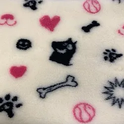 Коврик меховой ProFleece Mr.Kranch 1х1,6м сливки/черный/вишневый Коврик меховой ProFleece Mr.Kranch 1х1,6м сливки/черный/вишневый