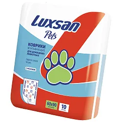 Коврики (пеленки) LUXSAN Premium для животных 60х90, 10 шт Коврики (пеленки) LUXSAN Premium для животных 60х90, 10 шт